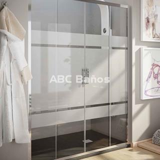 Frente de ducha VITTA VT-225 de 2 fijos + 2 hojas correderas - Imagen 1